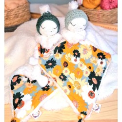 Doudou Lulu Fleurs 70's