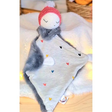 Doudou Lulu Petits cœurs