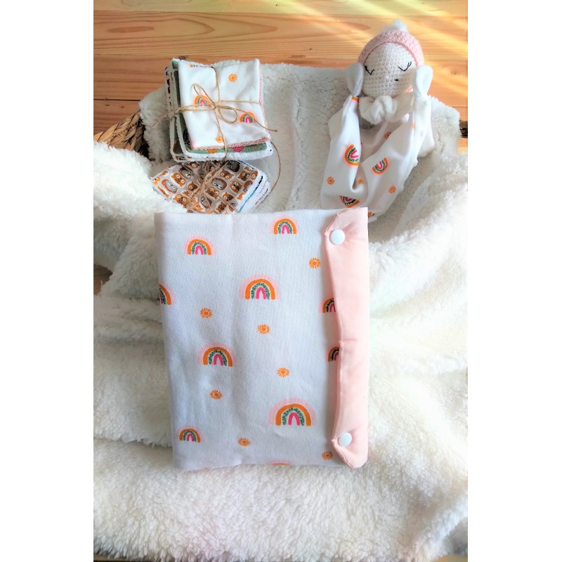 Protèges carnet de santé rainbow