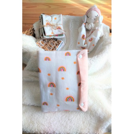 Protèges carnet de santé rainbow