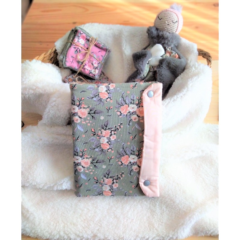 Protèges carnet de santé Rosier