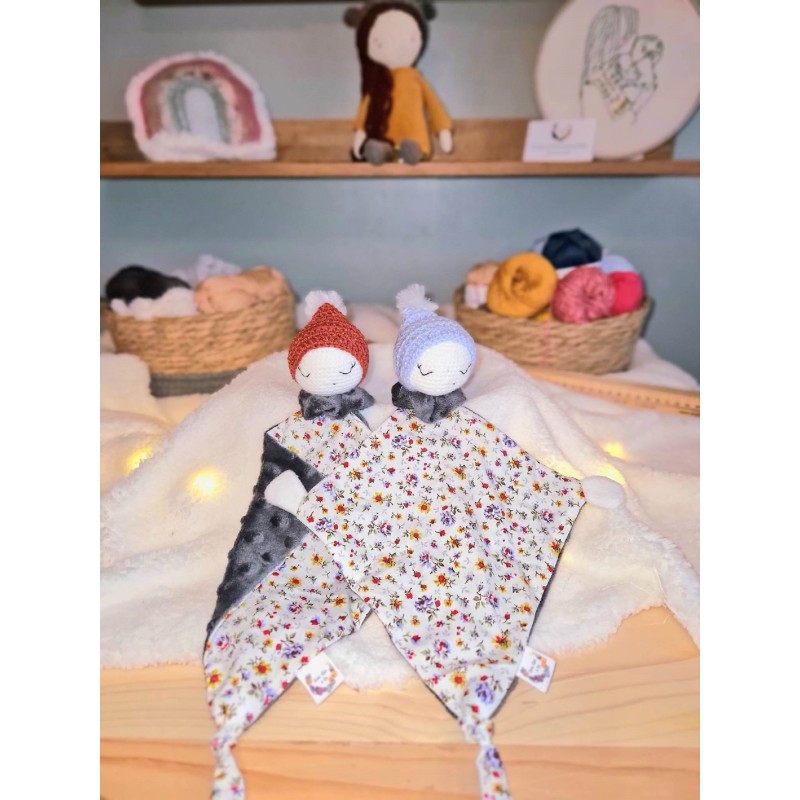 Doudou Lulu Champ de fleurs