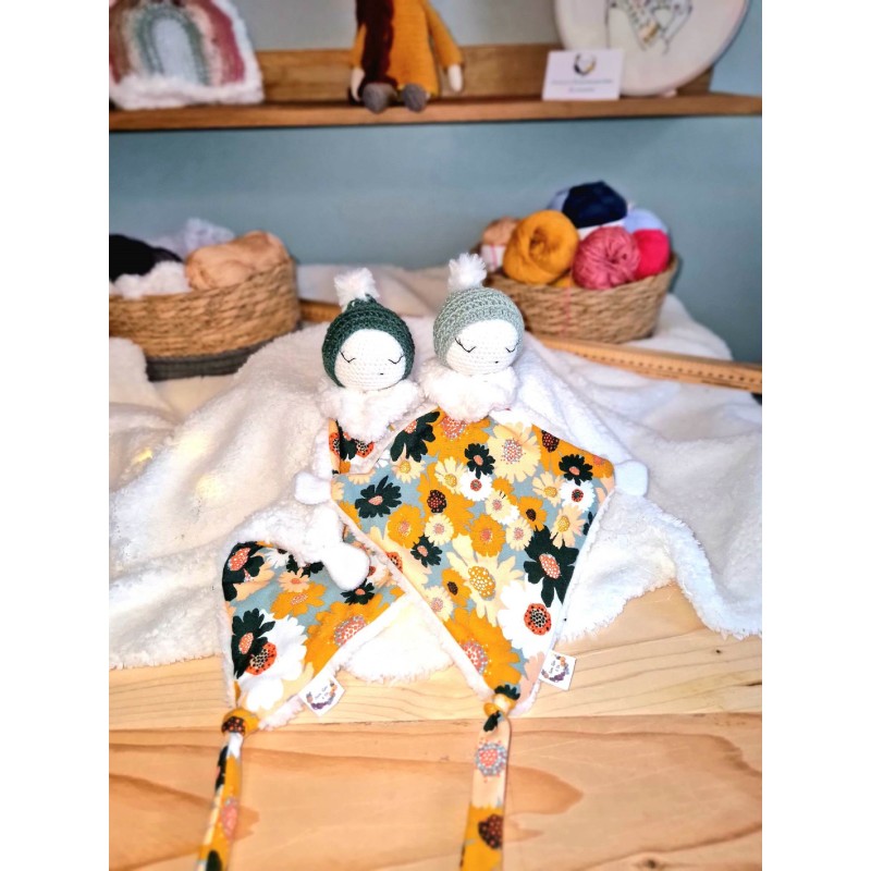 Doudou Lulu Fleurs 70's